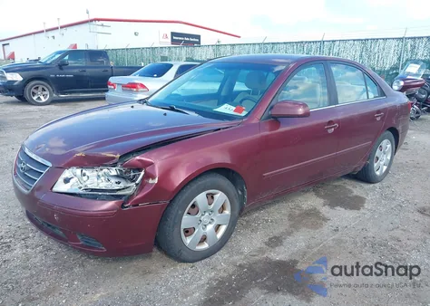 2010 Hyundai Sonata Gls z USA, uszkodzony, nr VIN 5NPET4AC7AH632642